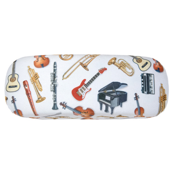 Musical Instruments Eyeglass Case With Cloth