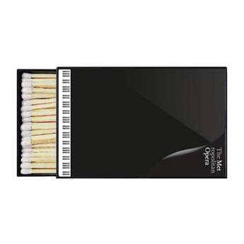 Met Opera Black & White Grand Piano With Keys Matchbox