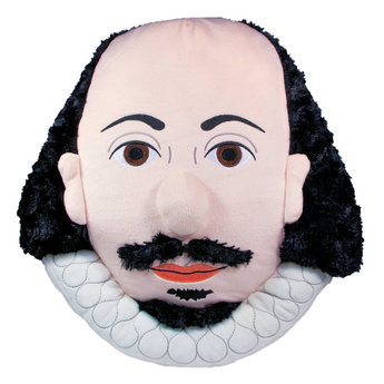 Shakespeare Portrait Stuffed Pillow