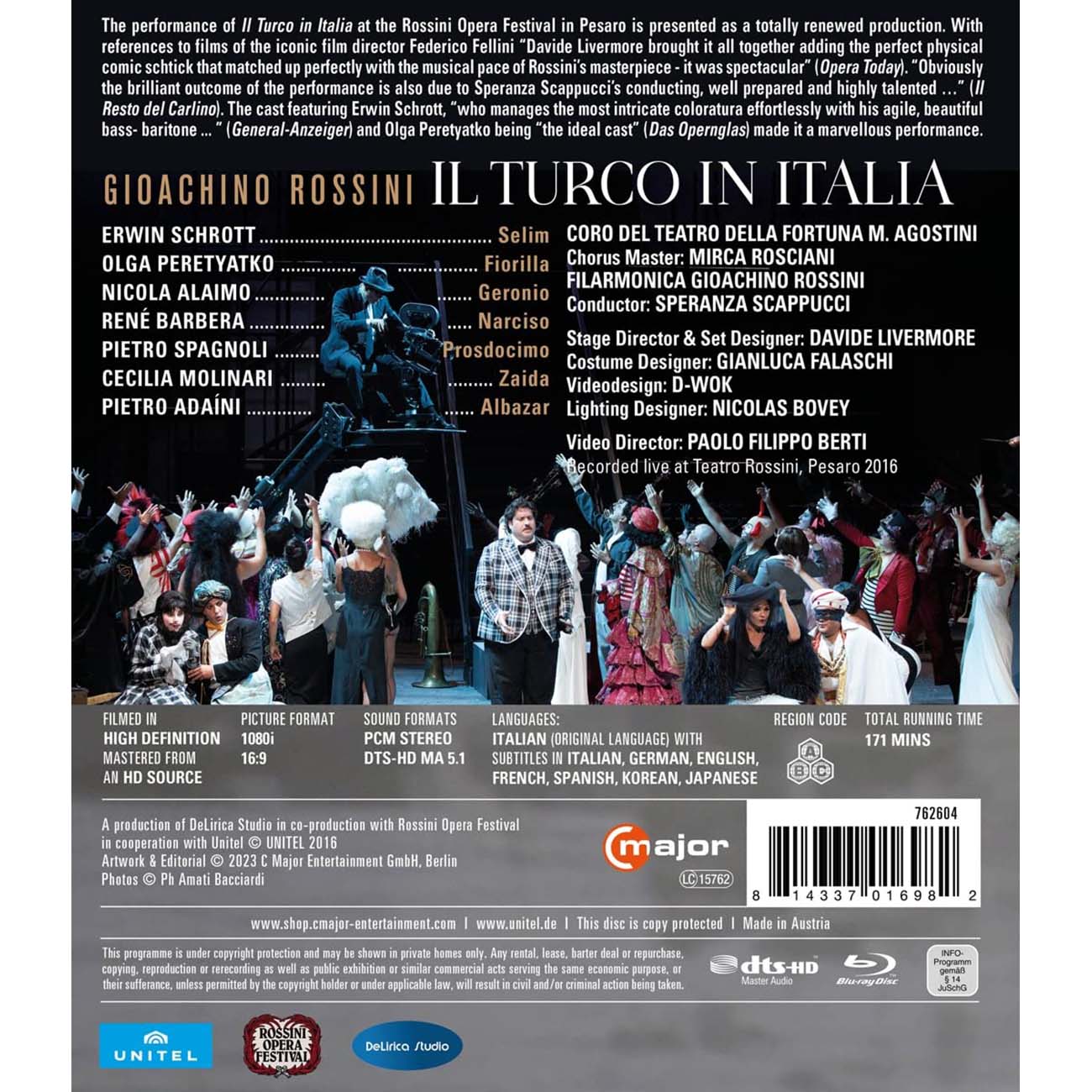Rossini: Il Turco in Italia (Blu-Ray) – Erwin Schrott, Olga