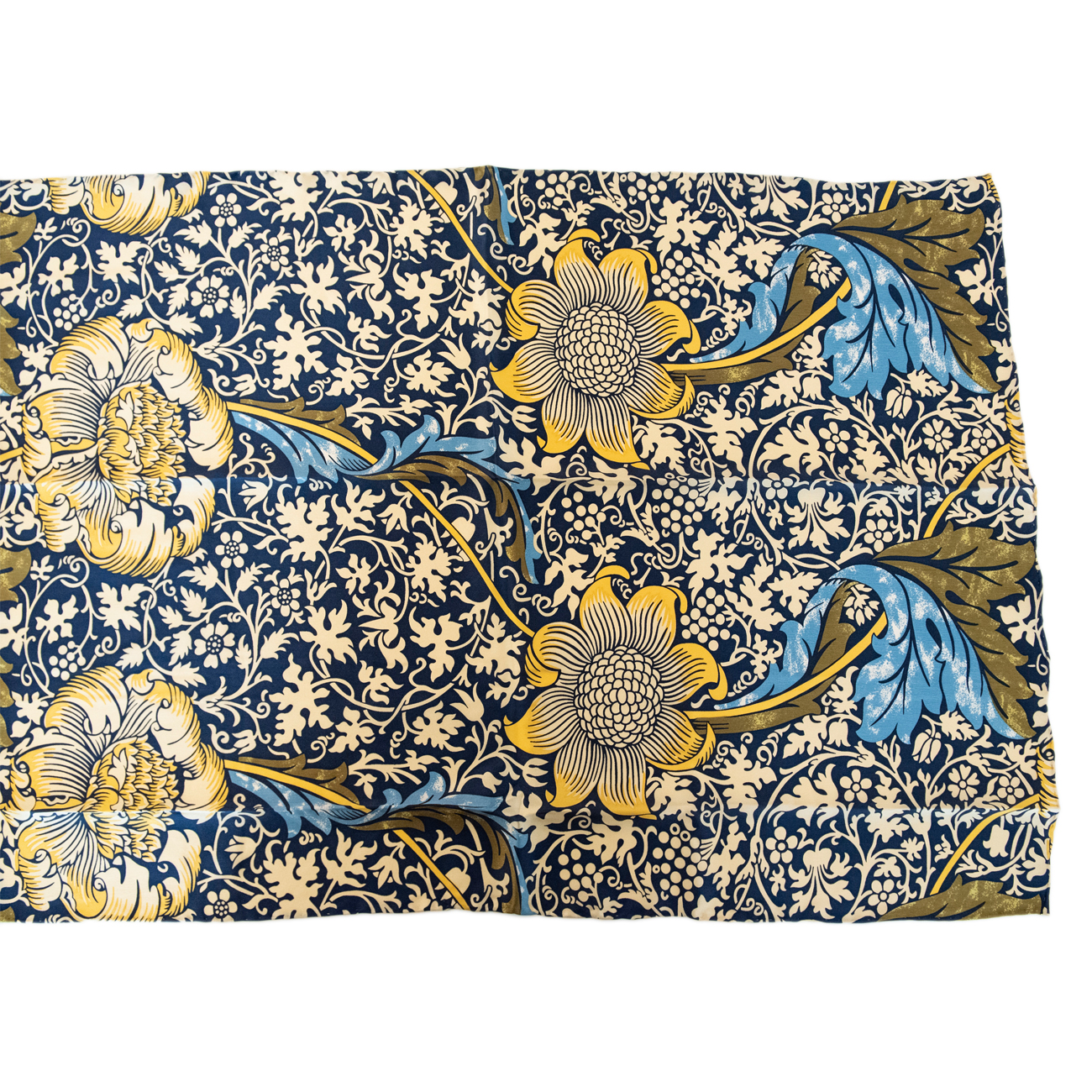 Gold & Blue William Morris Scarf | APPAREL | Met Opera Shop Gold & Blue William Morris Scarf | APPAREL | Met Opera Shop
