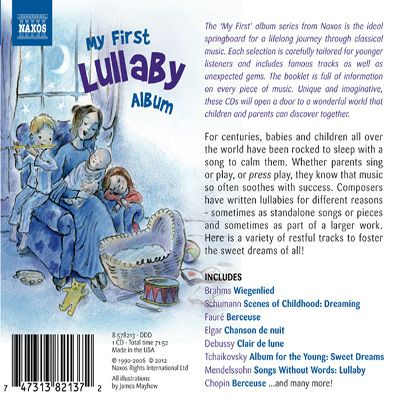My First Lullaby Album (CD) | KIDS | Met Opera Shop