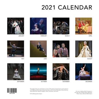 met opera calendar 2021 The Metropolitan Opera 2021 Wall Calendar Stationery Met Opera Shop met opera calendar 2021